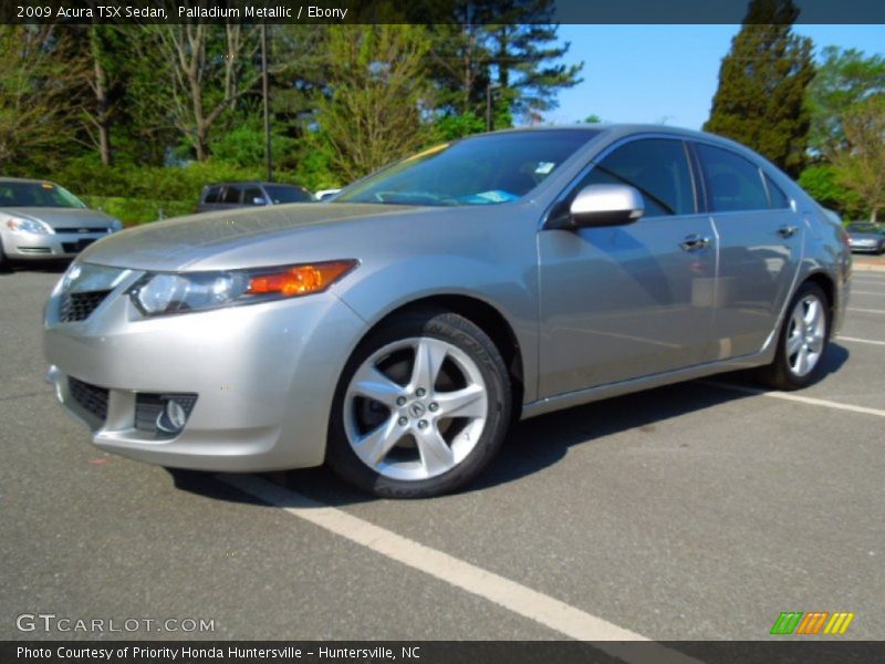 Palladium Metallic / Ebony 2009 Acura TSX Sedan