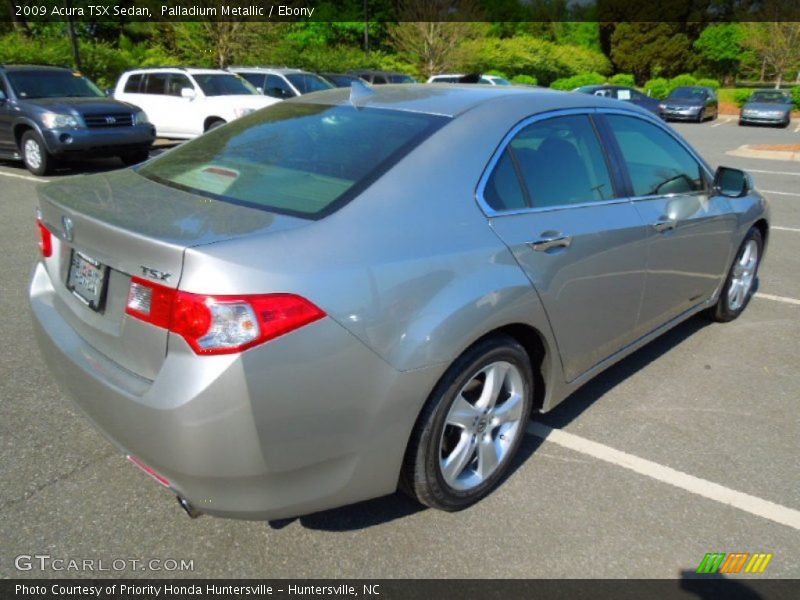 Palladium Metallic / Ebony 2009 Acura TSX Sedan