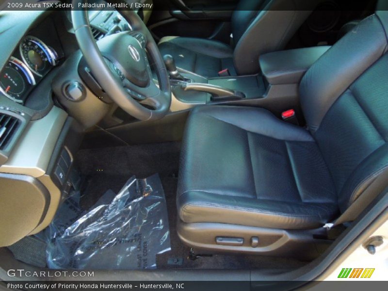 Palladium Metallic / Ebony 2009 Acura TSX Sedan