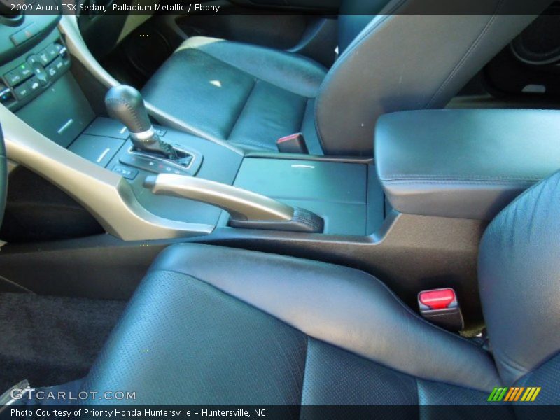 Palladium Metallic / Ebony 2009 Acura TSX Sedan