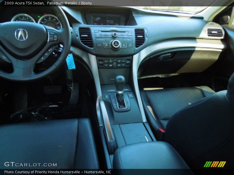 Palladium Metallic / Ebony 2009 Acura TSX Sedan