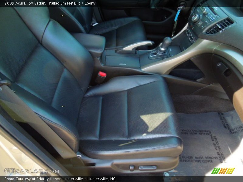 Palladium Metallic / Ebony 2009 Acura TSX Sedan