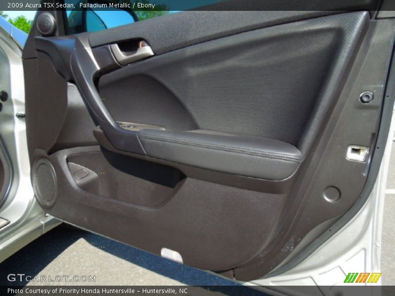 Palladium Metallic / Ebony 2009 Acura TSX Sedan