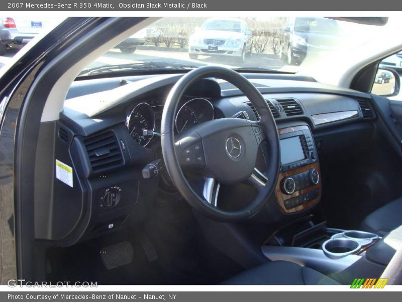 Obsidian Black Metallic / Black 2007 Mercedes-Benz R 350 4Matic