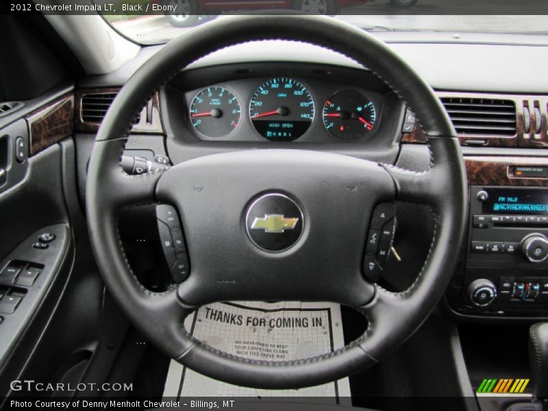 Black / Ebony 2012 Chevrolet Impala LT