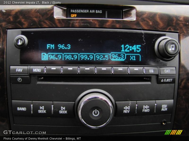 Black / Ebony 2012 Chevrolet Impala LT