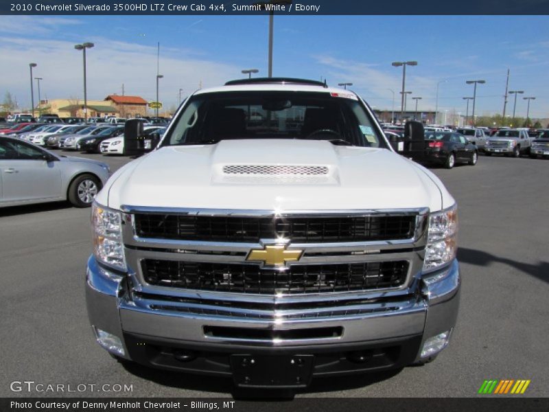 Summit White / Ebony 2010 Chevrolet Silverado 3500HD LTZ Crew Cab 4x4
