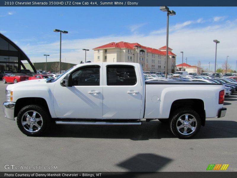 Summit White / Ebony 2010 Chevrolet Silverado 3500HD LTZ Crew Cab 4x4