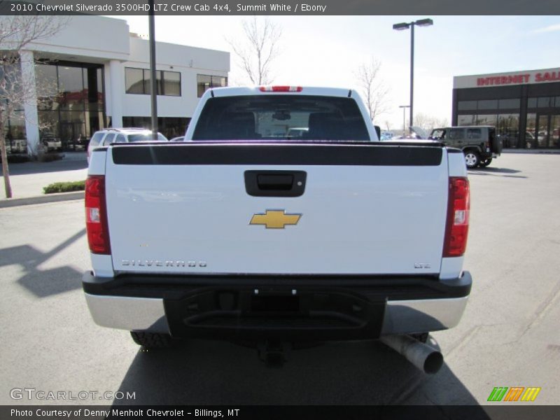 Summit White / Ebony 2010 Chevrolet Silverado 3500HD LTZ Crew Cab 4x4