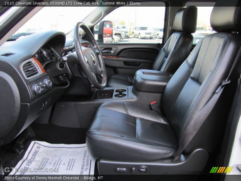 Summit White / Ebony 2010 Chevrolet Silverado 3500HD LTZ Crew Cab 4x4