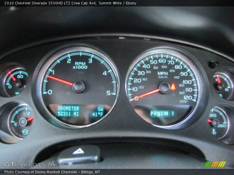  2010 Silverado 3500HD LTZ Crew Cab 4x4 LTZ Crew Cab 4x4 Gauges