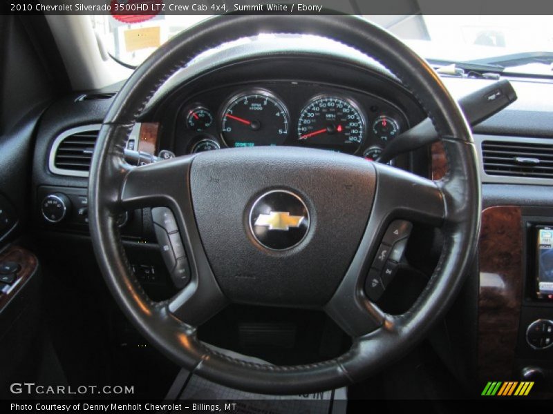 Summit White / Ebony 2010 Chevrolet Silverado 3500HD LTZ Crew Cab 4x4