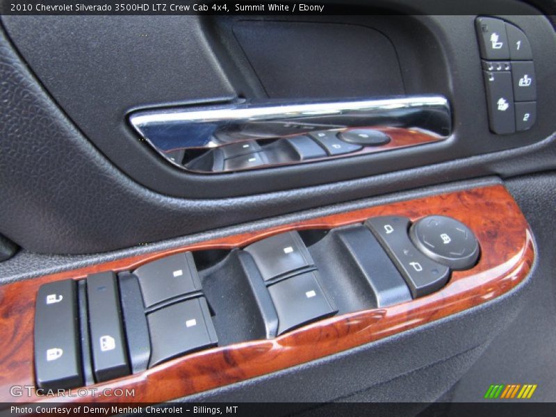 Summit White / Ebony 2010 Chevrolet Silverado 3500HD LTZ Crew Cab 4x4