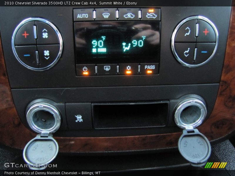 Summit White / Ebony 2010 Chevrolet Silverado 3500HD LTZ Crew Cab 4x4