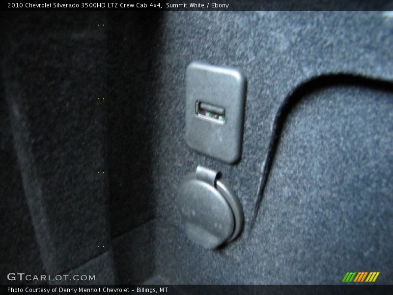 Summit White / Ebony 2010 Chevrolet Silverado 3500HD LTZ Crew Cab 4x4