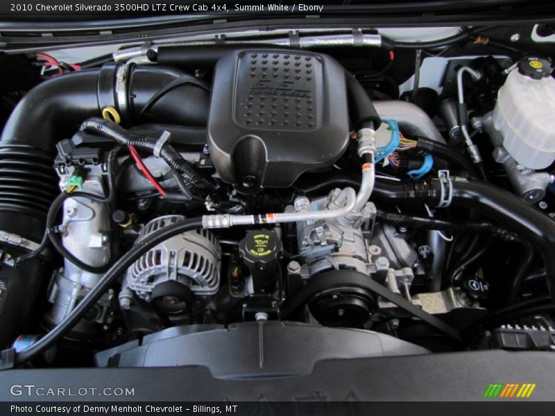Summit White / Ebony 2010 Chevrolet Silverado 3500HD LTZ Crew Cab 4x4