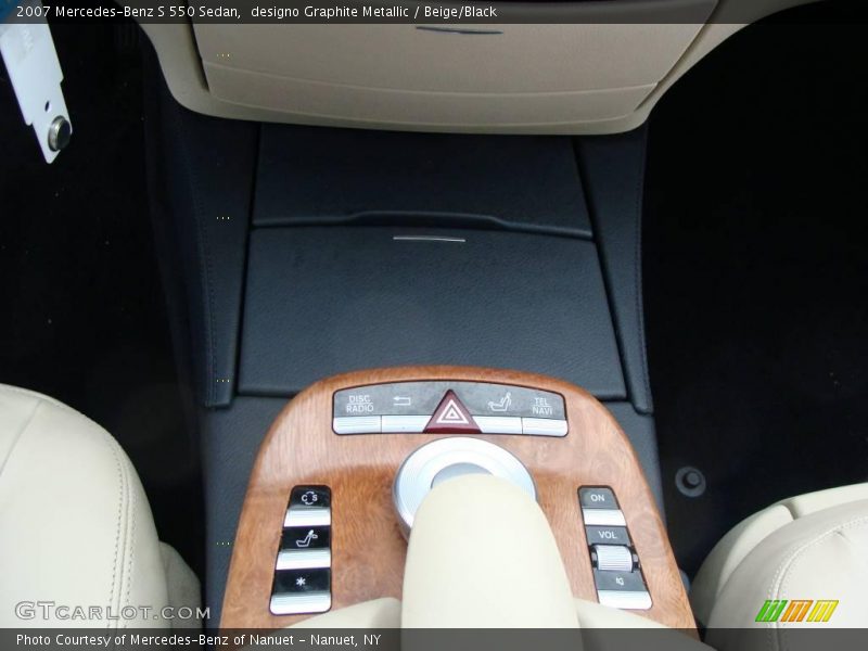 designo Graphite Metallic / Beige/Black 2007 Mercedes-Benz S 550 Sedan