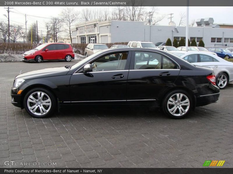 Black / Savanna/Cashmere 2008 Mercedes-Benz C 300 4Matic Luxury