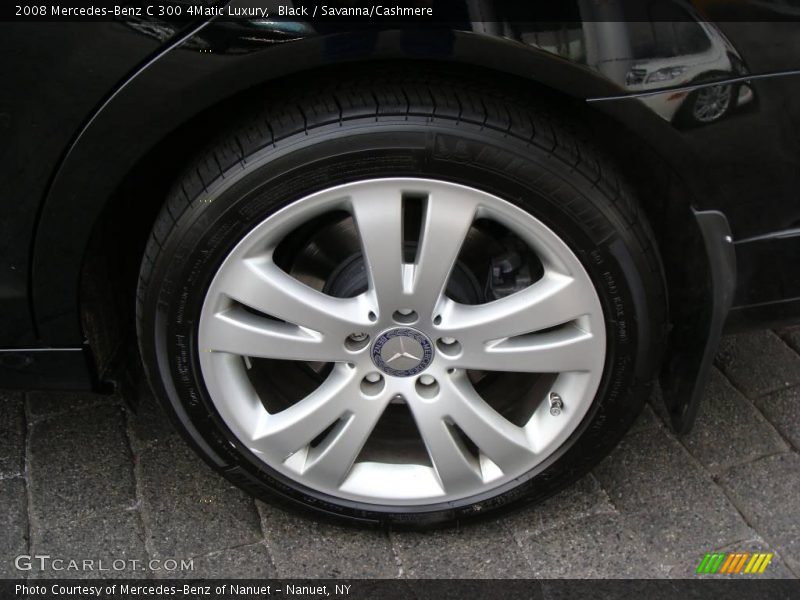 Black / Savanna/Cashmere 2008 Mercedes-Benz C 300 4Matic Luxury