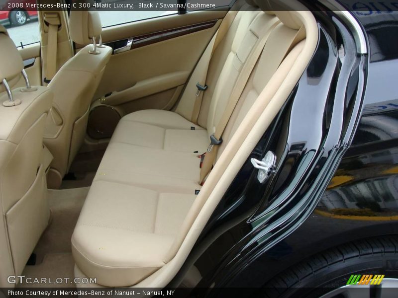 Black / Savanna/Cashmere 2008 Mercedes-Benz C 300 4Matic Luxury