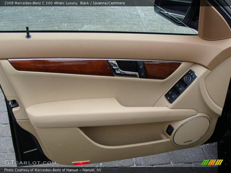 Black / Savanna/Cashmere 2008 Mercedes-Benz C 300 4Matic Luxury