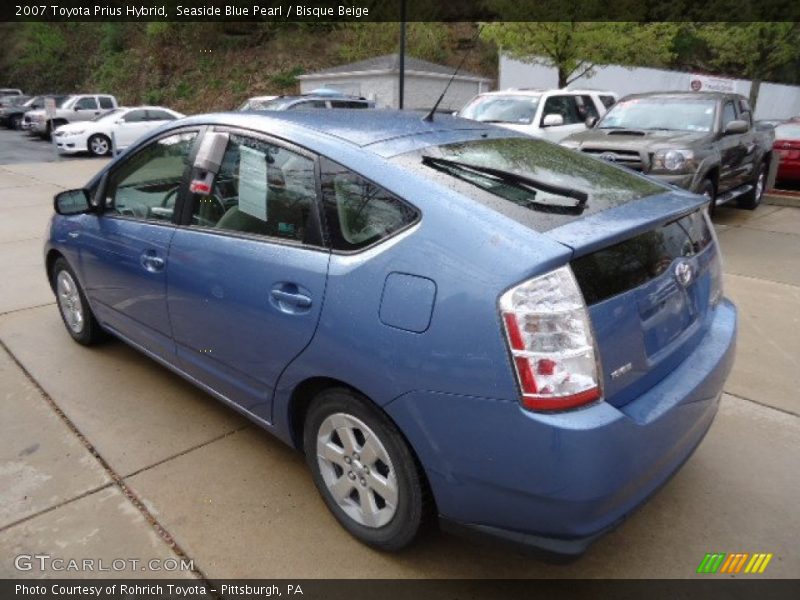 Seaside Blue Pearl / Bisque Beige 2007 Toyota Prius Hybrid
