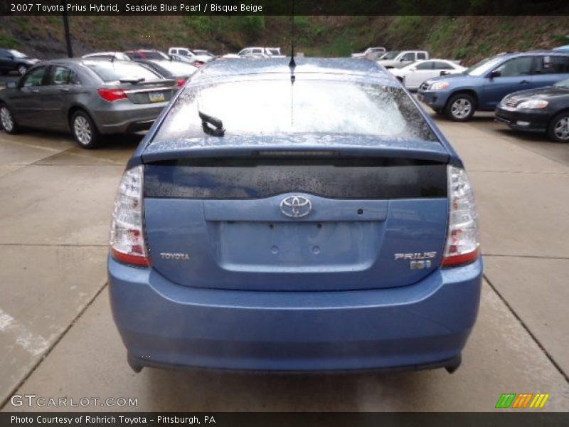 Seaside Blue Pearl / Bisque Beige 2007 Toyota Prius Hybrid