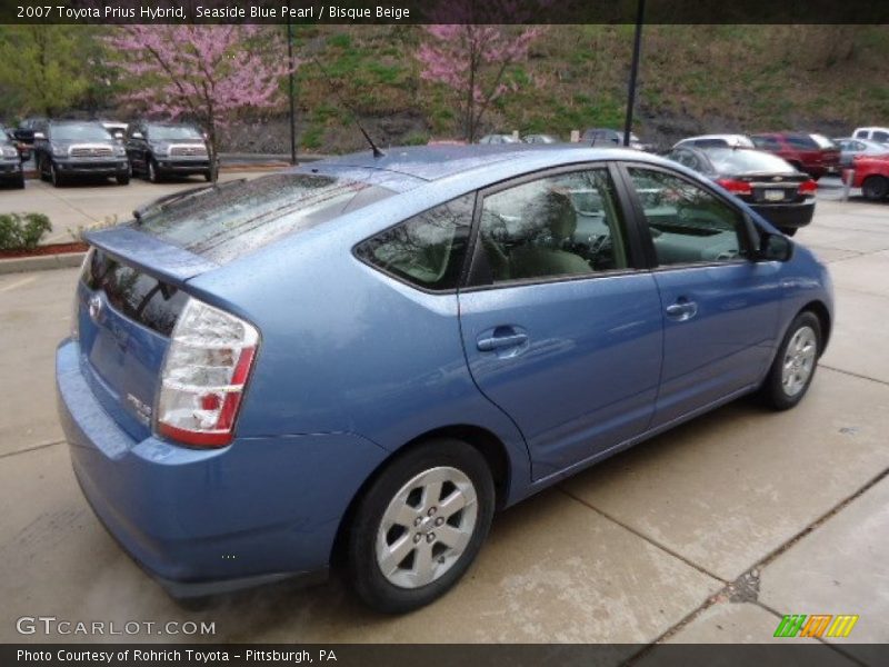 Seaside Blue Pearl / Bisque Beige 2007 Toyota Prius Hybrid