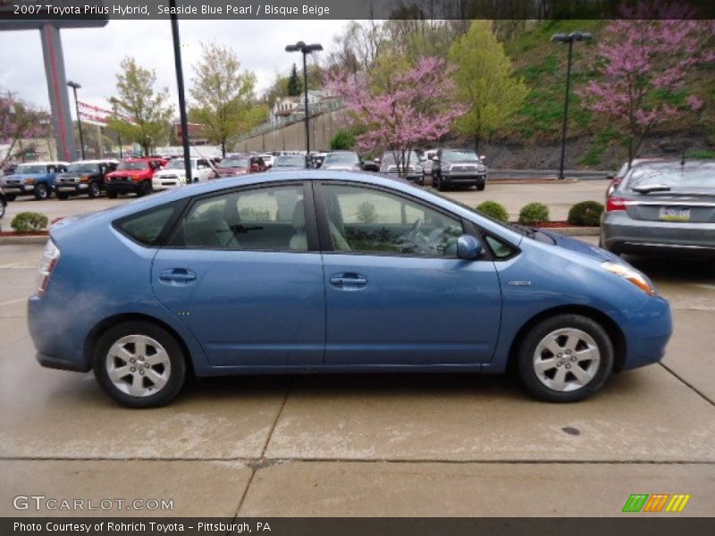 Seaside Blue Pearl / Bisque Beige 2007 Toyota Prius Hybrid