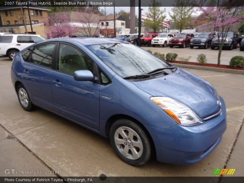 Seaside Blue Pearl / Bisque Beige 2007 Toyota Prius Hybrid
