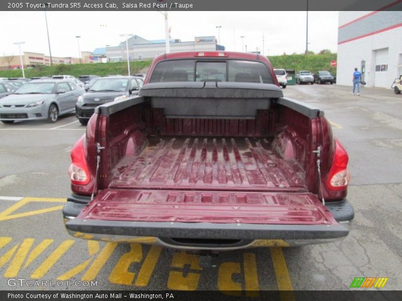 Salsa Red Pearl / Taupe 2005 Toyota Tundra SR5 Access Cab