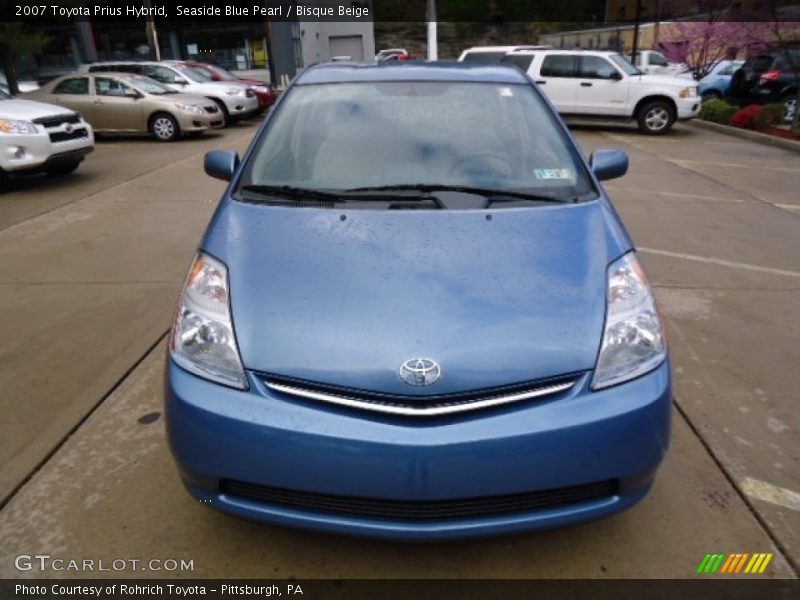 Seaside Blue Pearl / Bisque Beige 2007 Toyota Prius Hybrid