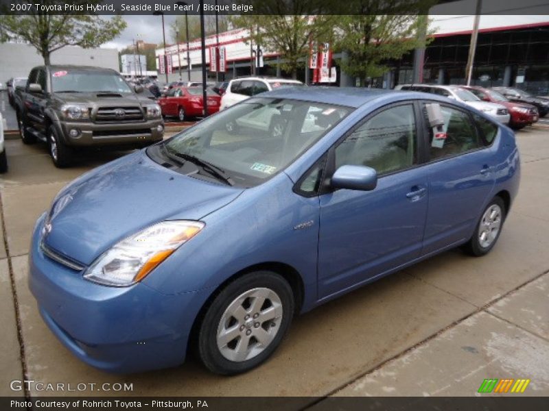 Seaside Blue Pearl / Bisque Beige 2007 Toyota Prius Hybrid