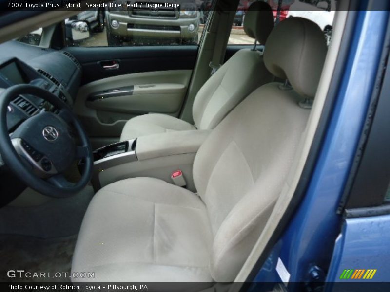 Seaside Blue Pearl / Bisque Beige 2007 Toyota Prius Hybrid