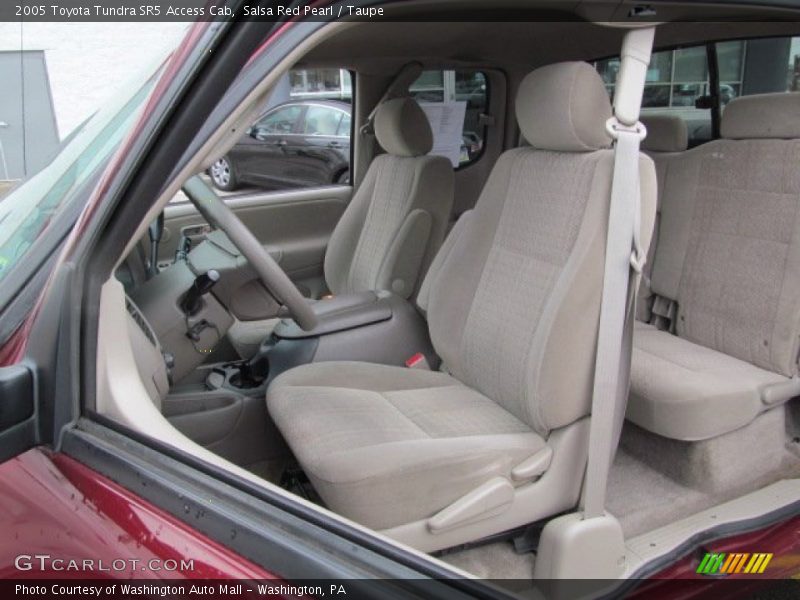 Salsa Red Pearl / Taupe 2005 Toyota Tundra SR5 Access Cab