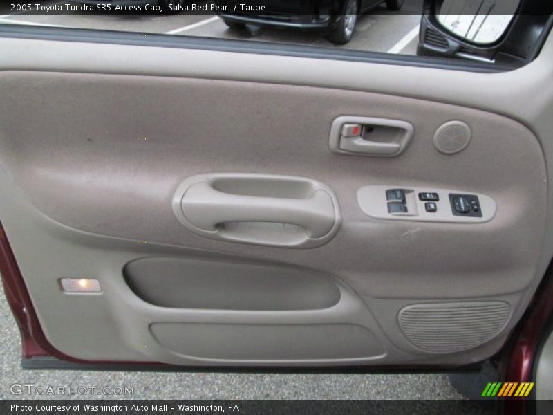Salsa Red Pearl / Taupe 2005 Toyota Tundra SR5 Access Cab