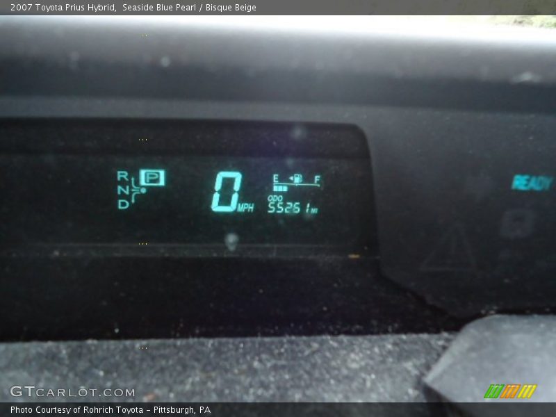 Seaside Blue Pearl / Bisque Beige 2007 Toyota Prius Hybrid