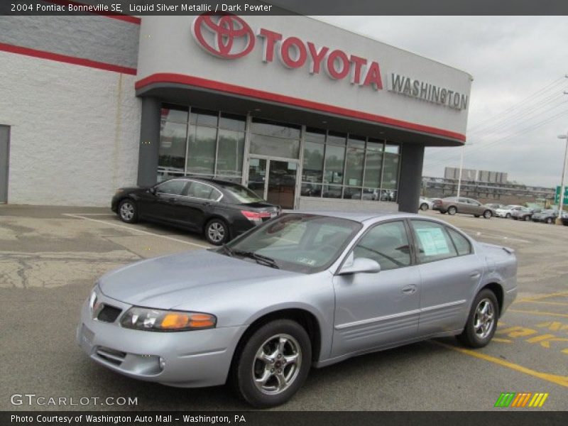 Liquid Silver Metallic / Dark Pewter 2004 Pontiac Bonneville SE