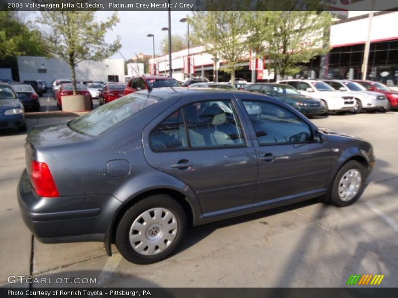 Platinum Grey Metallic / Grey 2003 Volkswagen Jetta GL Sedan
