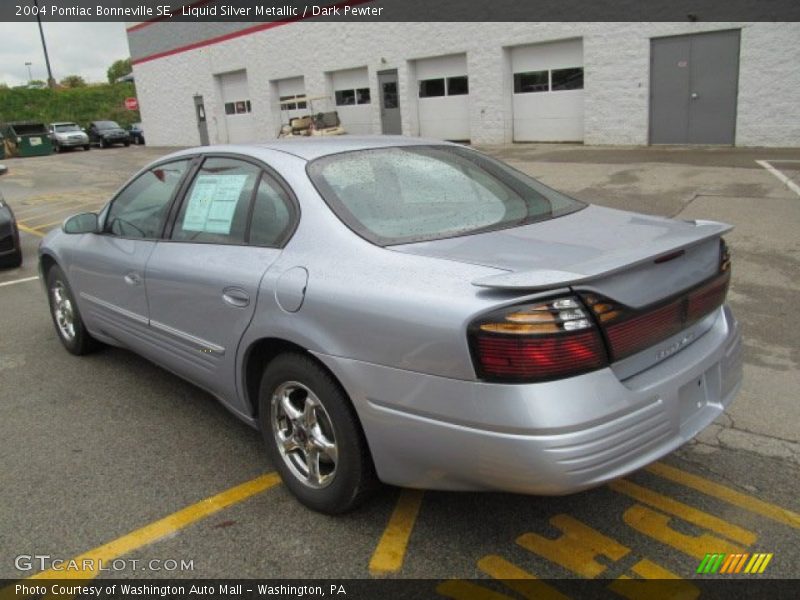 Liquid Silver Metallic / Dark Pewter 2004 Pontiac Bonneville SE