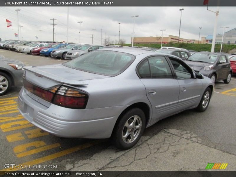 Liquid Silver Metallic / Dark Pewter 2004 Pontiac Bonneville SE