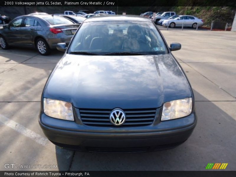 Platinum Grey Metallic / Grey 2003 Volkswagen Jetta GL Sedan