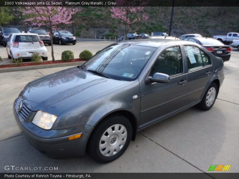 Platinum Grey Metallic / Grey 2003 Volkswagen Jetta GL Sedan