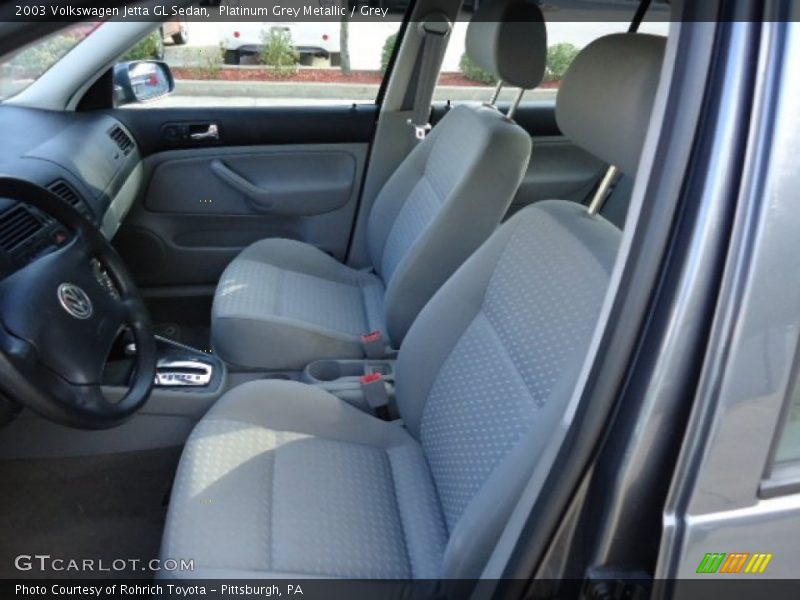 Platinum Grey Metallic / Grey 2003 Volkswagen Jetta GL Sedan