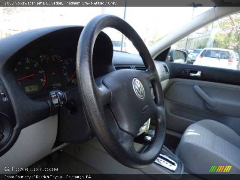Platinum Grey Metallic / Grey 2003 Volkswagen Jetta GL Sedan