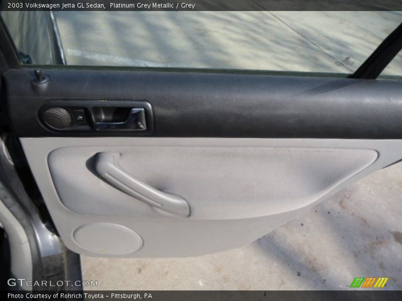 Platinum Grey Metallic / Grey 2003 Volkswagen Jetta GL Sedan
