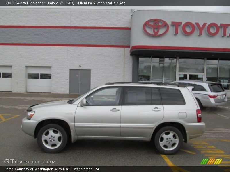 Millenium Silver Metallic / Ash 2004 Toyota Highlander Limited V6 4WD