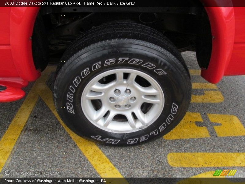 Flame Red / Dark Slate Gray 2003 Dodge Dakota SXT Regular Cab 4x4