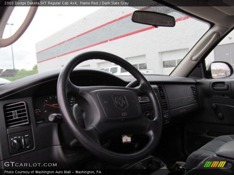 Flame Red / Dark Slate Gray 2003 Dodge Dakota SXT Regular Cab 4x4