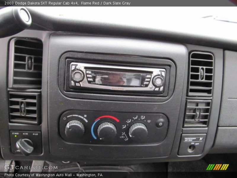 Flame Red / Dark Slate Gray 2003 Dodge Dakota SXT Regular Cab 4x4